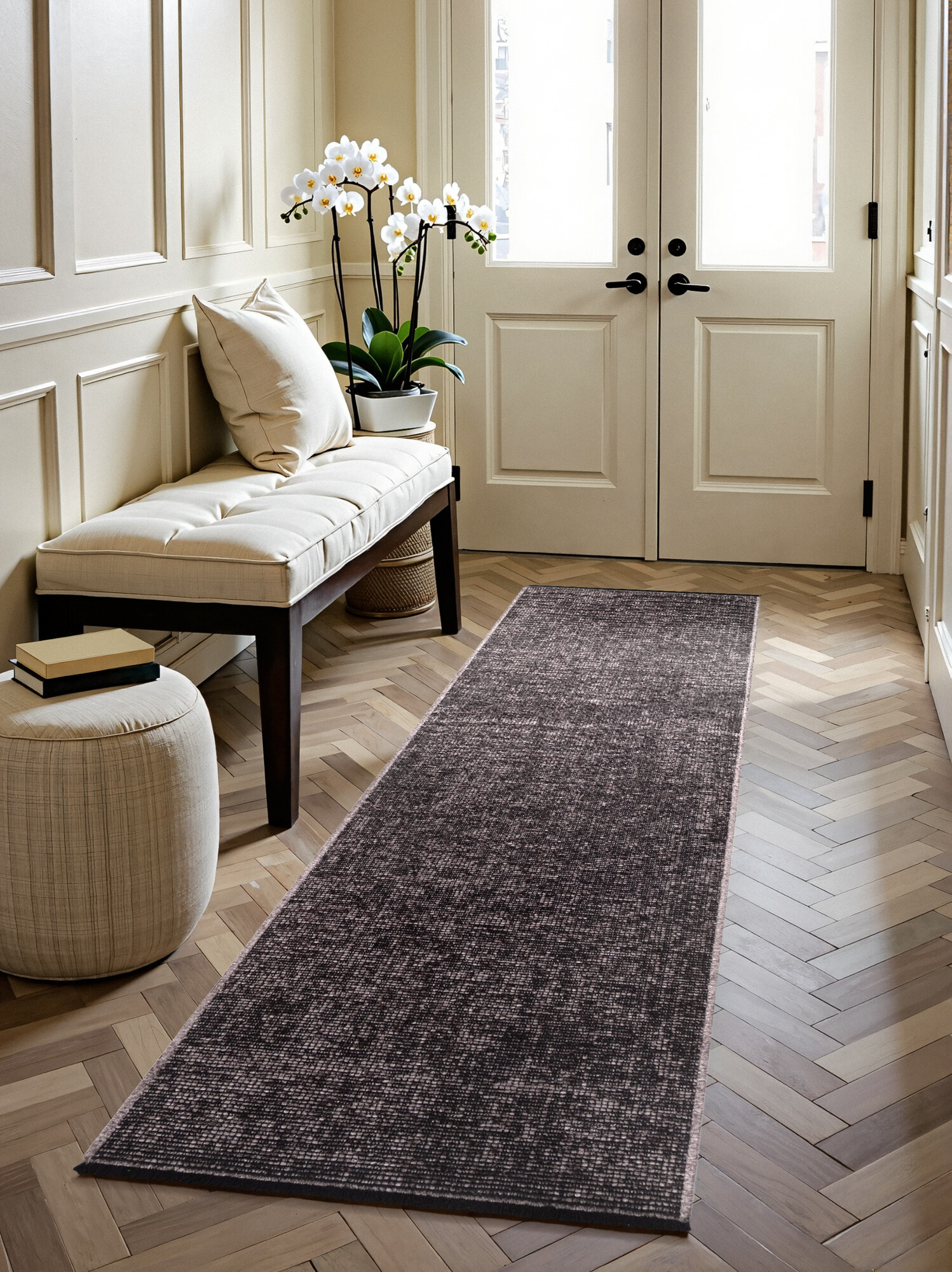 Běhoun Brilliance Prisma 106311 Brown z kolekce Elle 80x250 cm (obrázek 10)