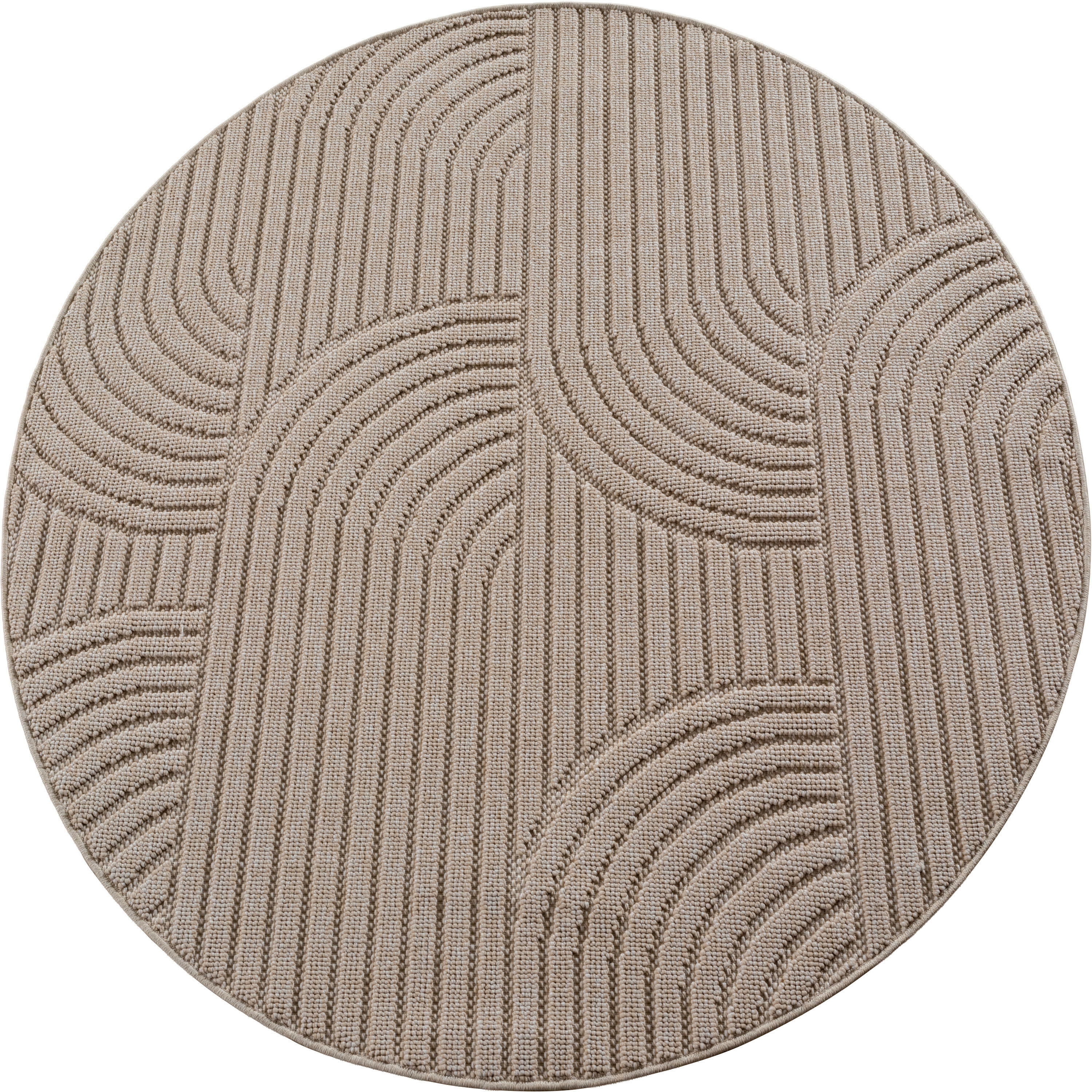 Kusový koberec Helix 2201 beige kruh