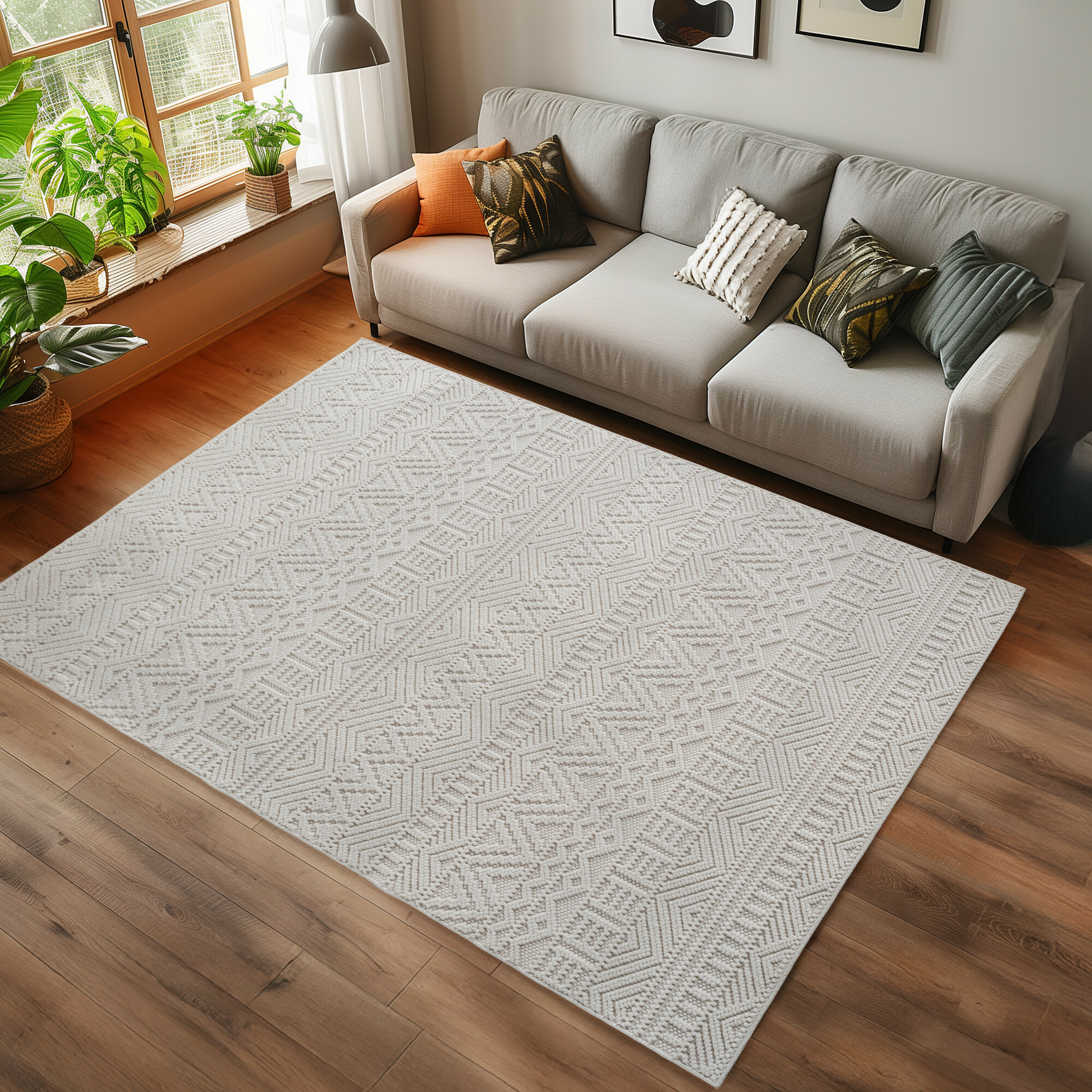 Kusový koberec Helix 2202 cream 2