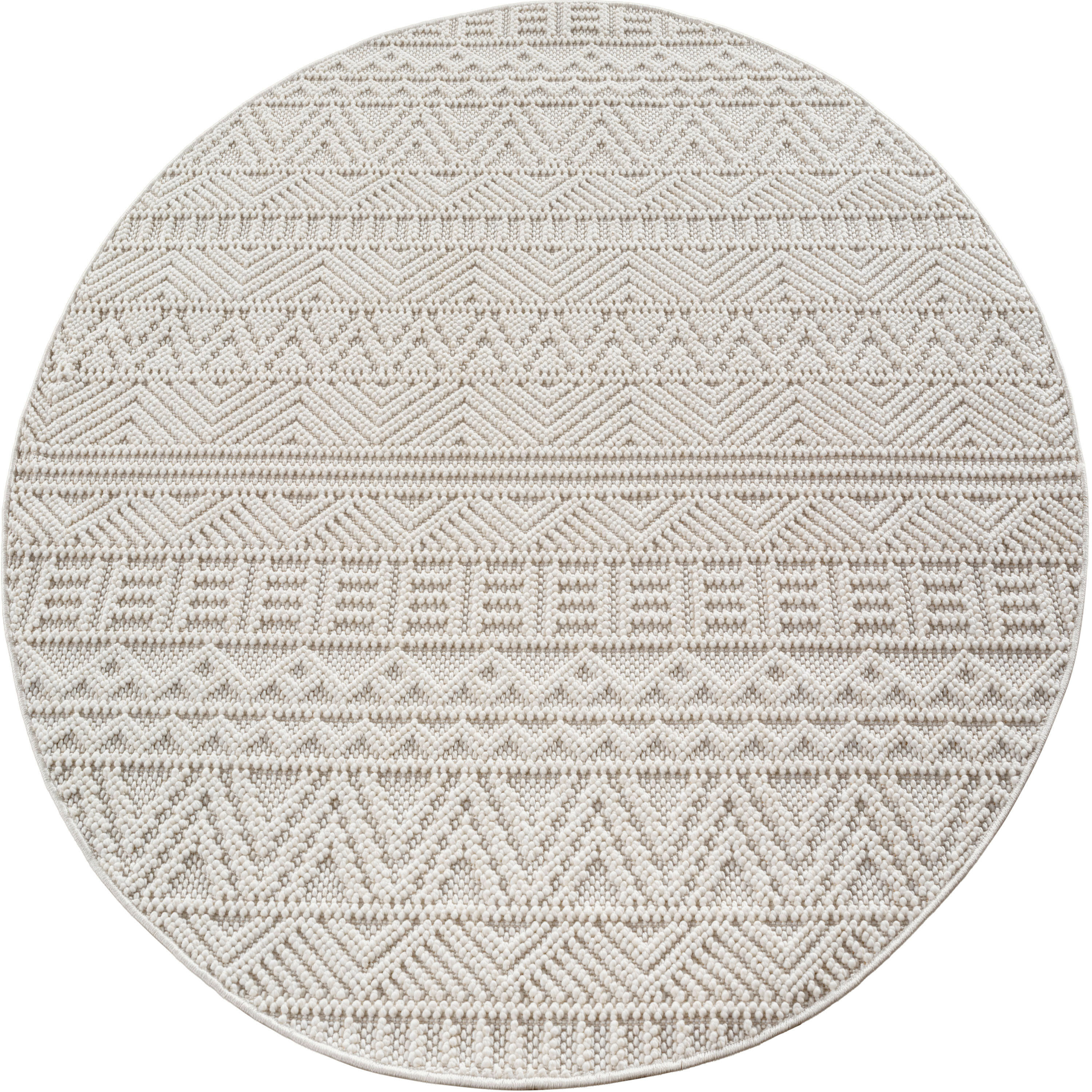 Kusový koberec Helix 2202 cream kruh
