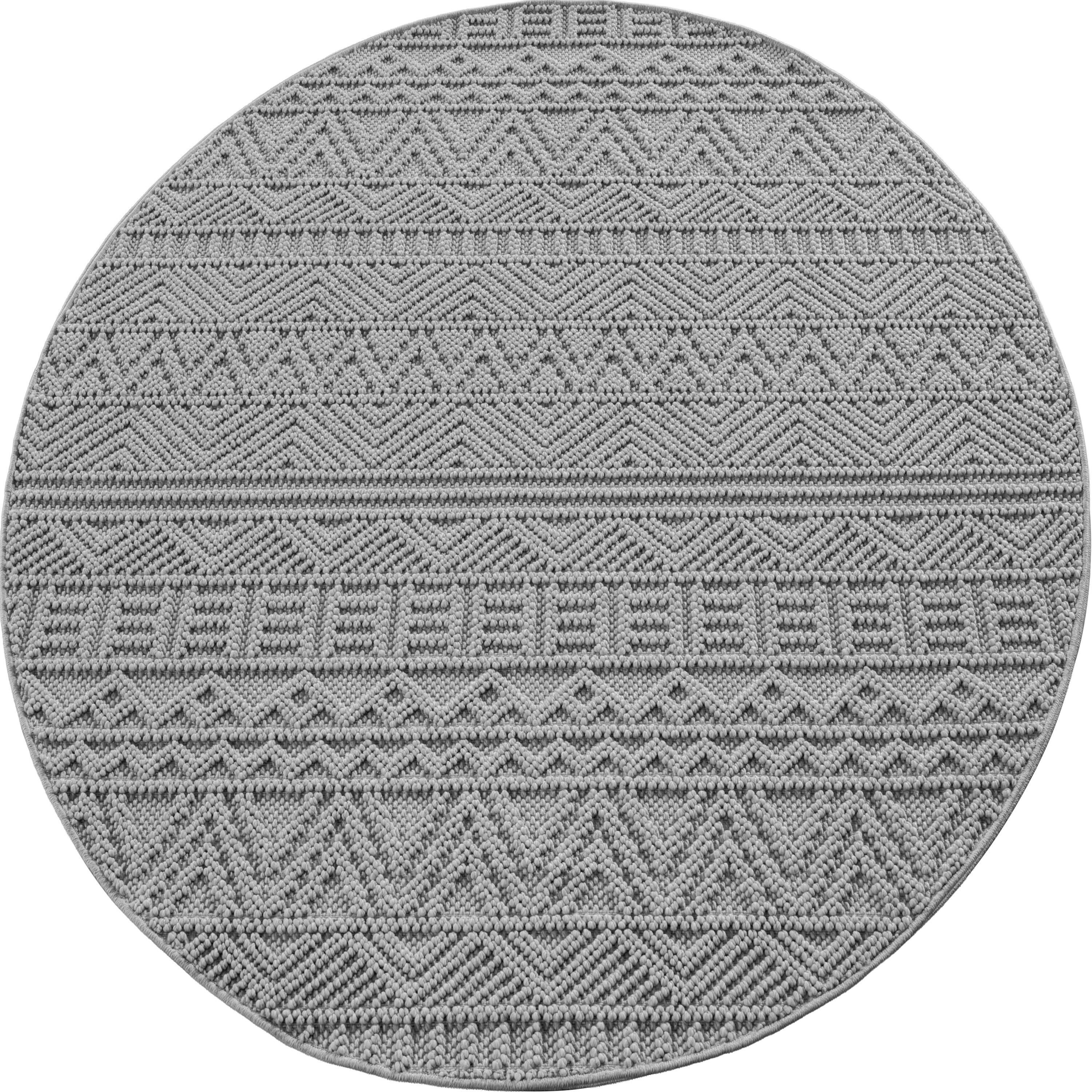 Kusový koberec Helix 2202 silver kruh