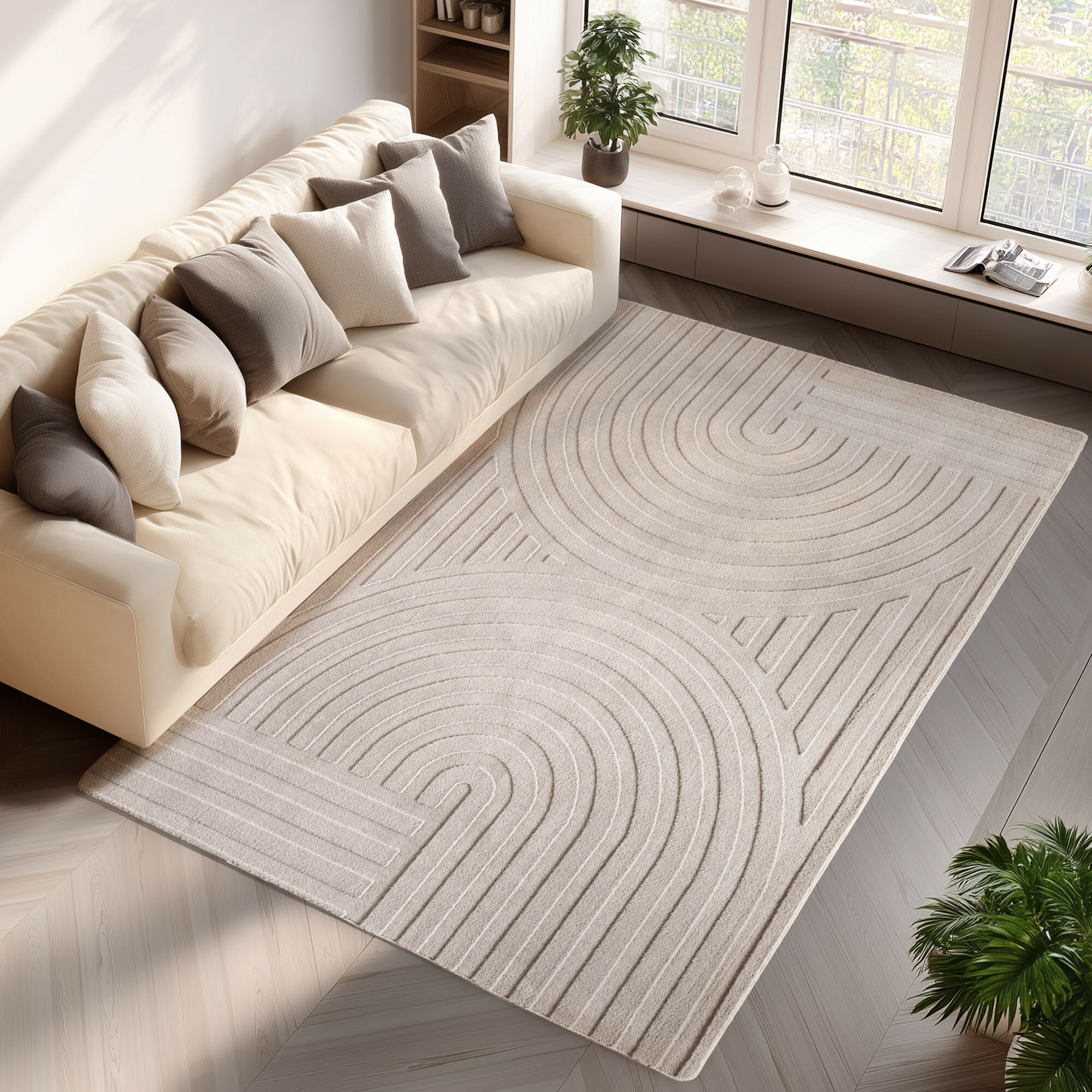 Kusový koberec Pompei 1611 cream 80x150 cm (obrázek 6)