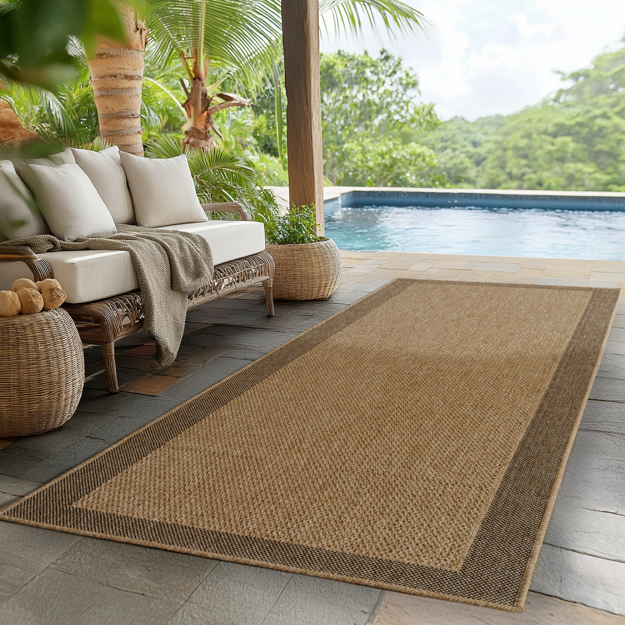 Kusový koberec Timber 1402 beige - na ven i na doma 2