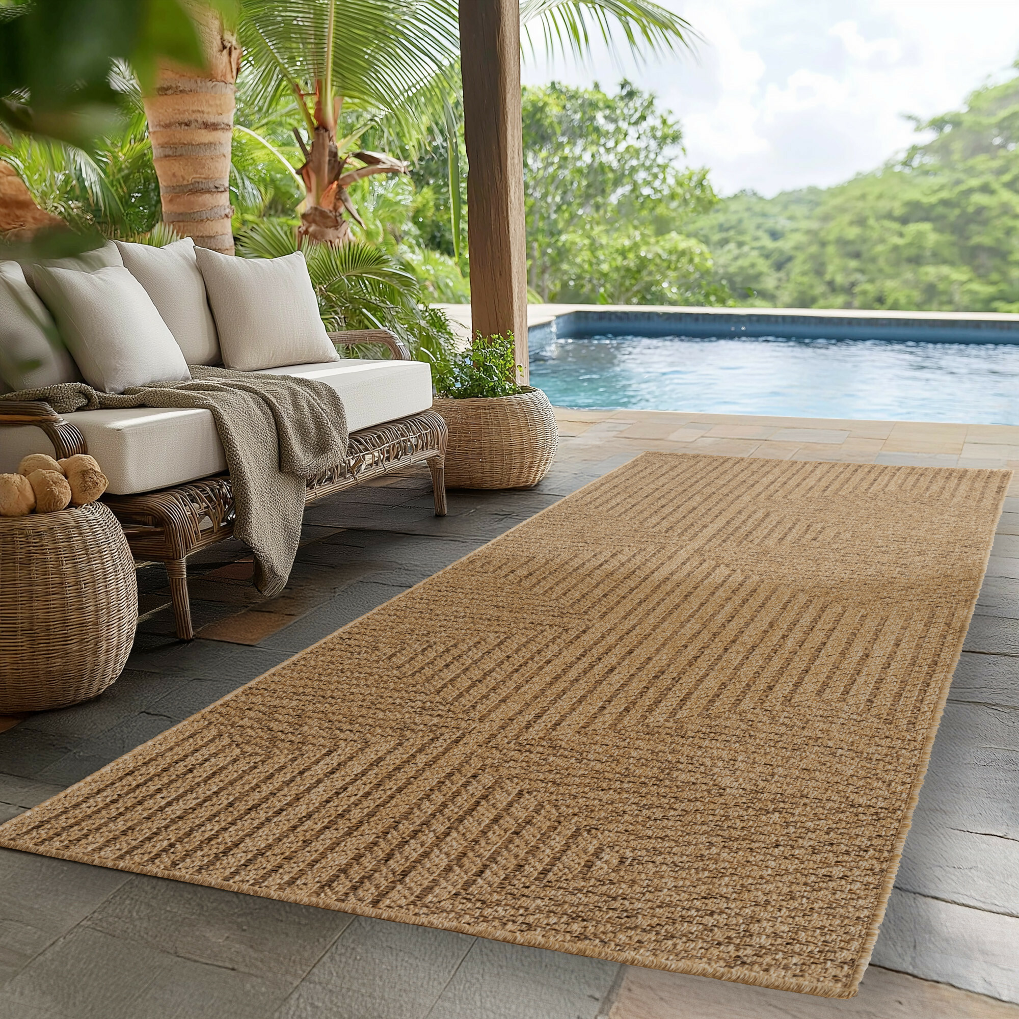 Kusový koberec Timber 1404 beige - na ven i na doma 2
