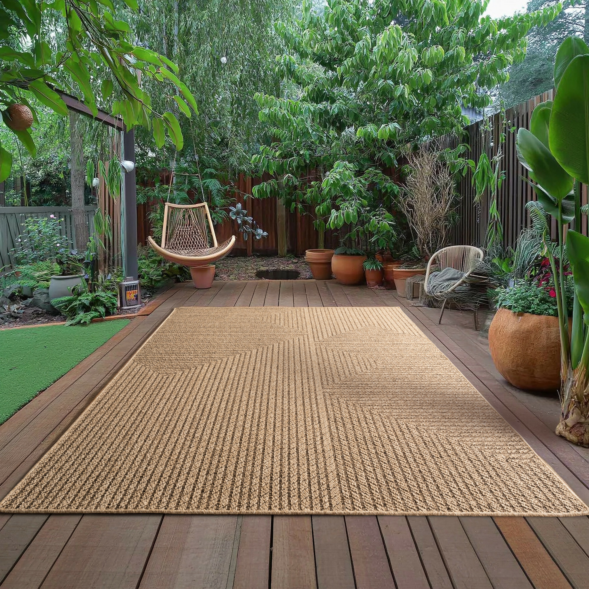 Kusový koberec Timber 1404 beige - na ven i na doma 5