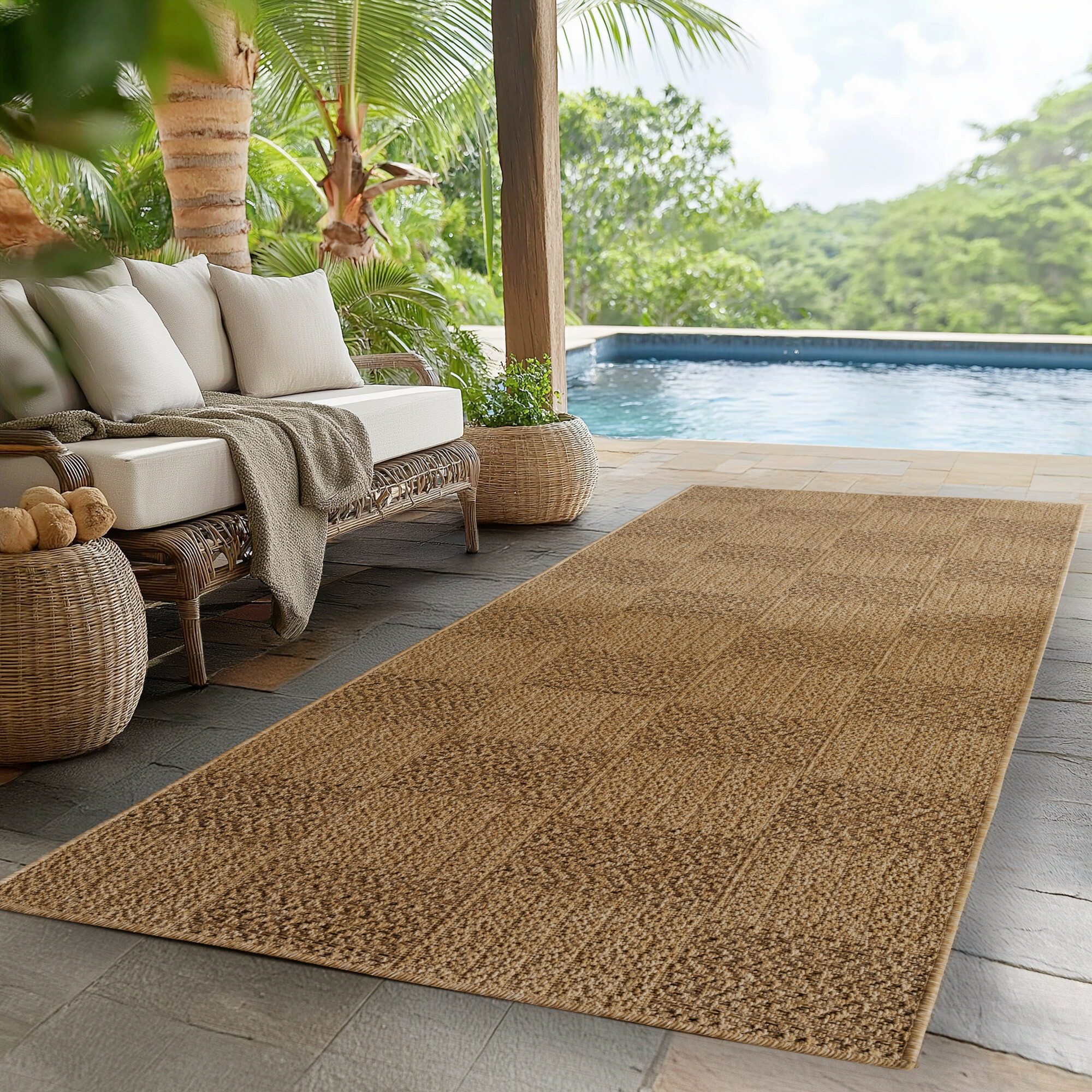 Kusový koberec Timber 1405 beige - na ven i na doma 2