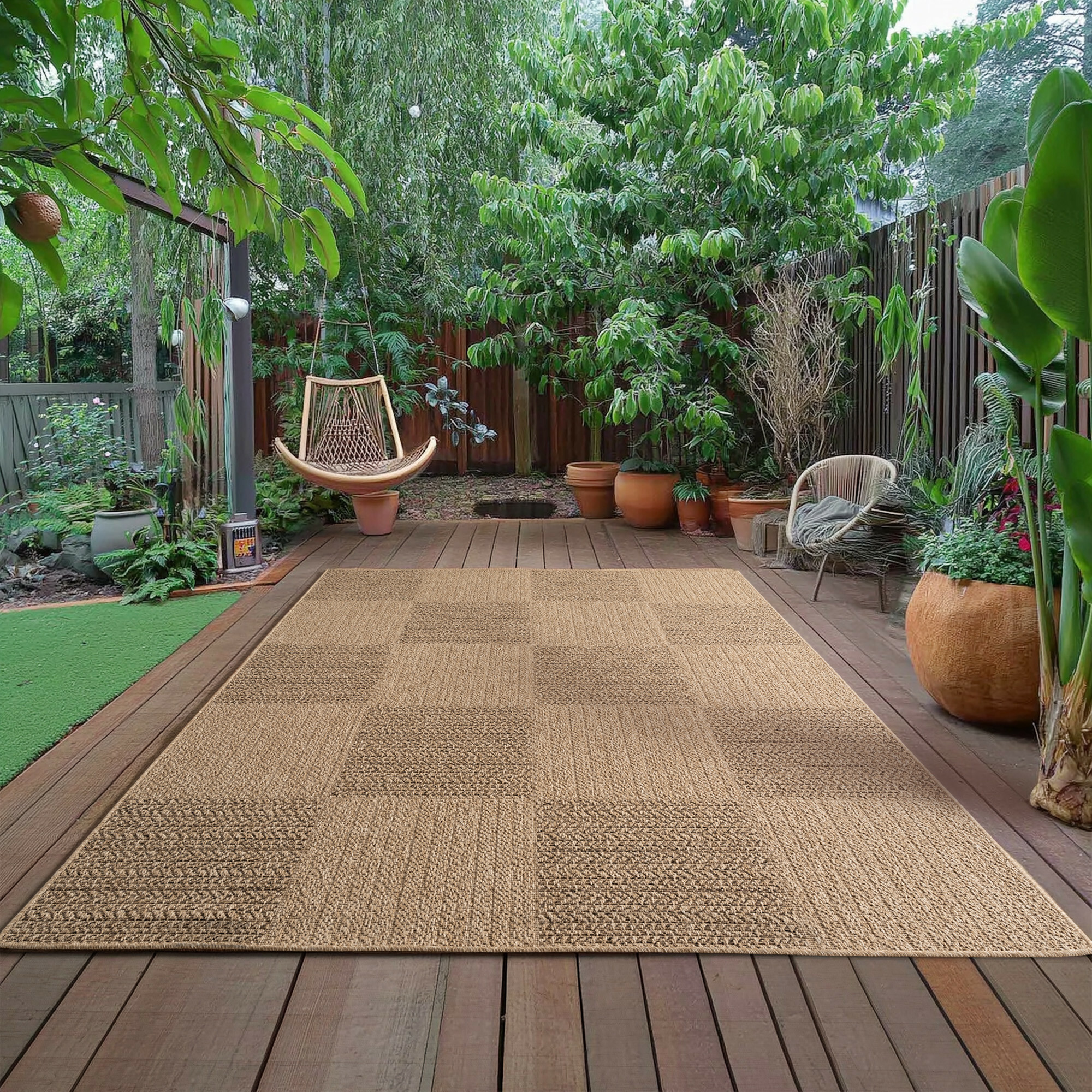 Kusový koberec Timber 1405 beige - na ven i na doma 5