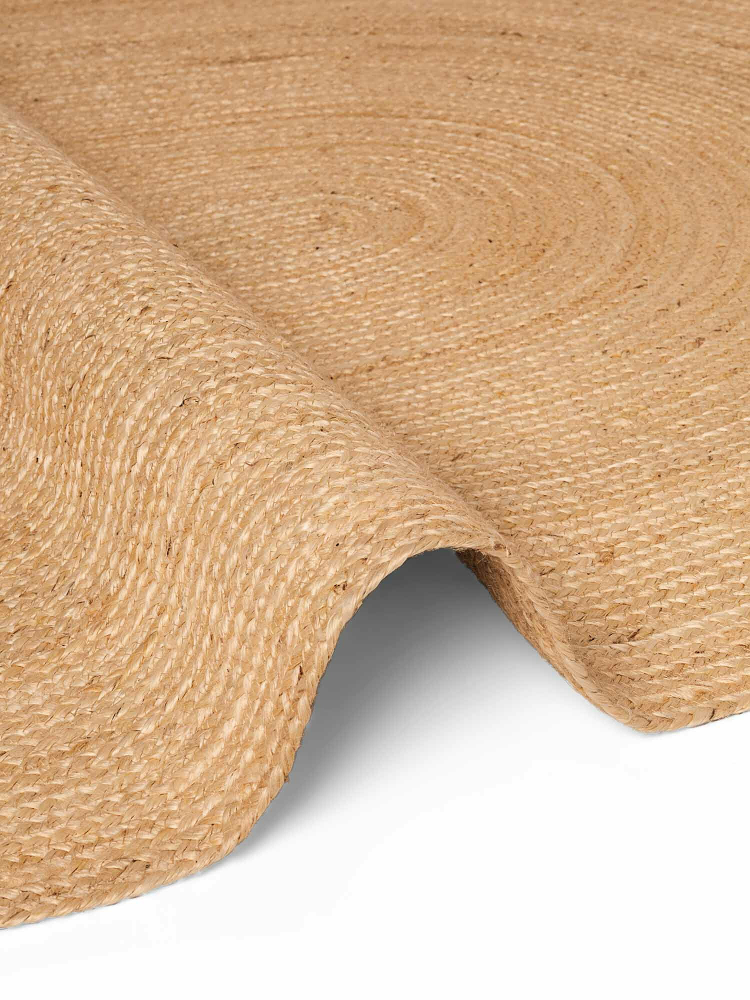 Kusový koberec Jute Braided 106005 Gold ovál 3