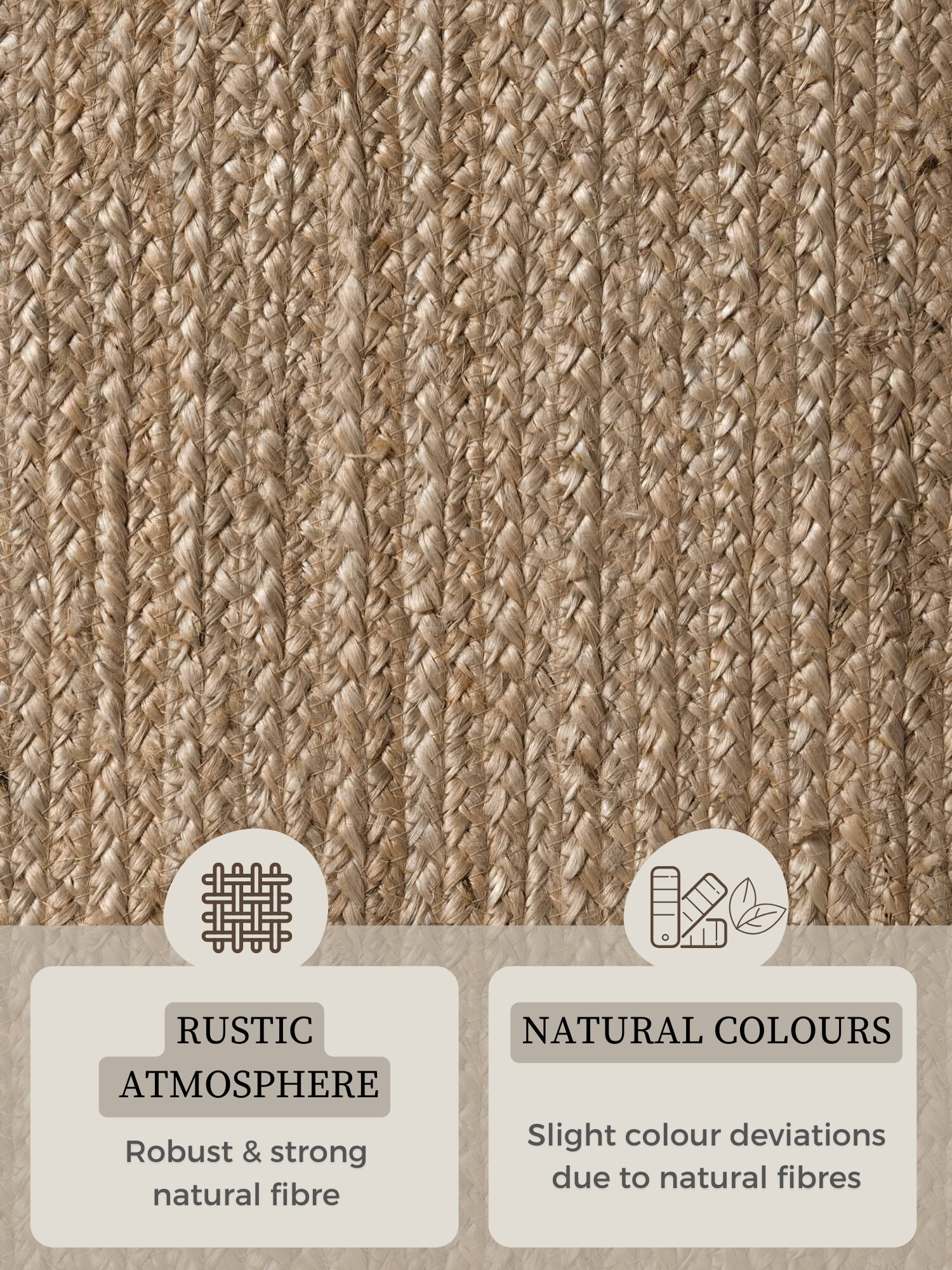 Kusový koberec Jute Braided 106006 Grey Brown ovál 4
