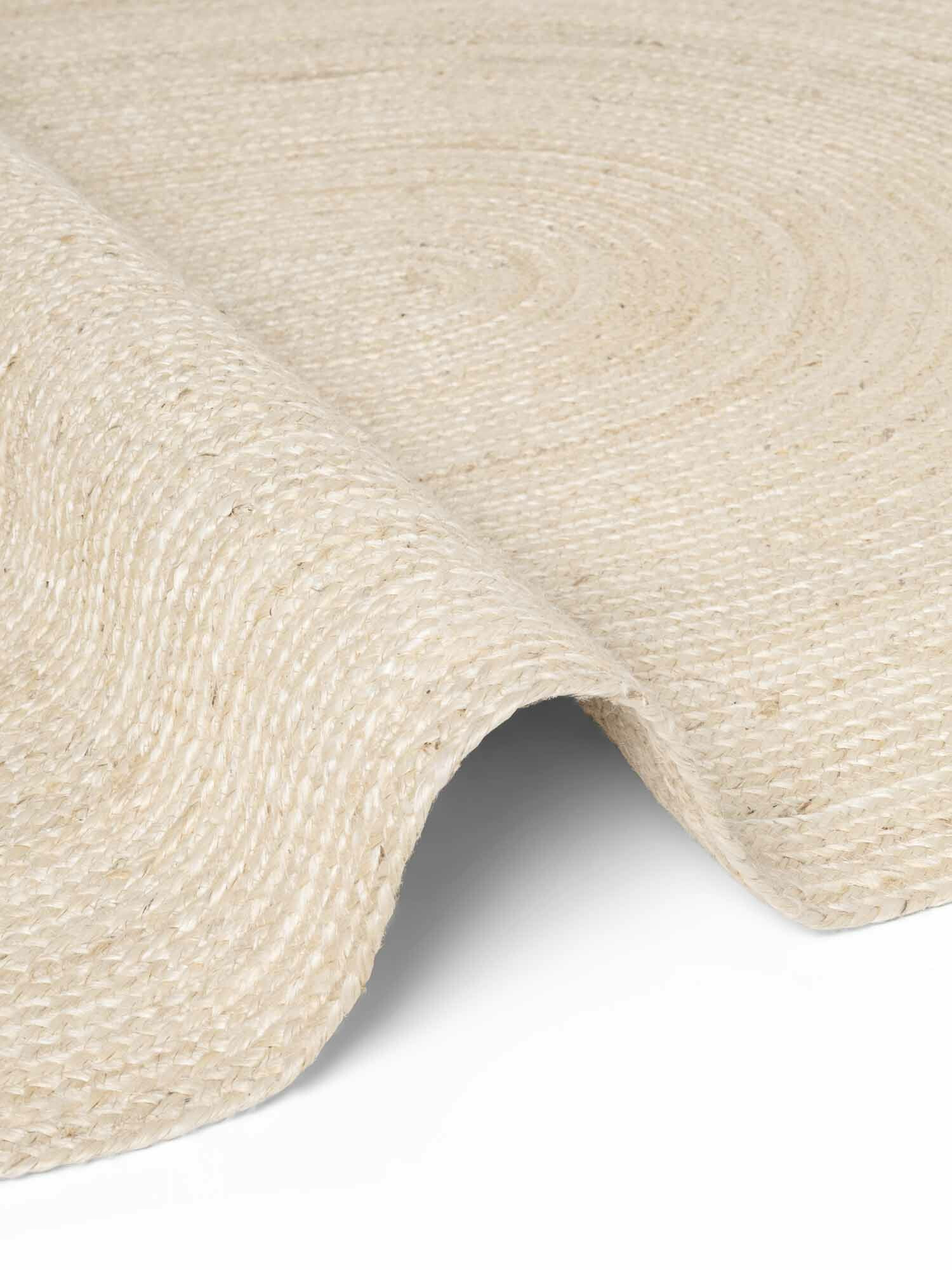 Kusový koberec Jute Braided 106007 Ivory ovál 2