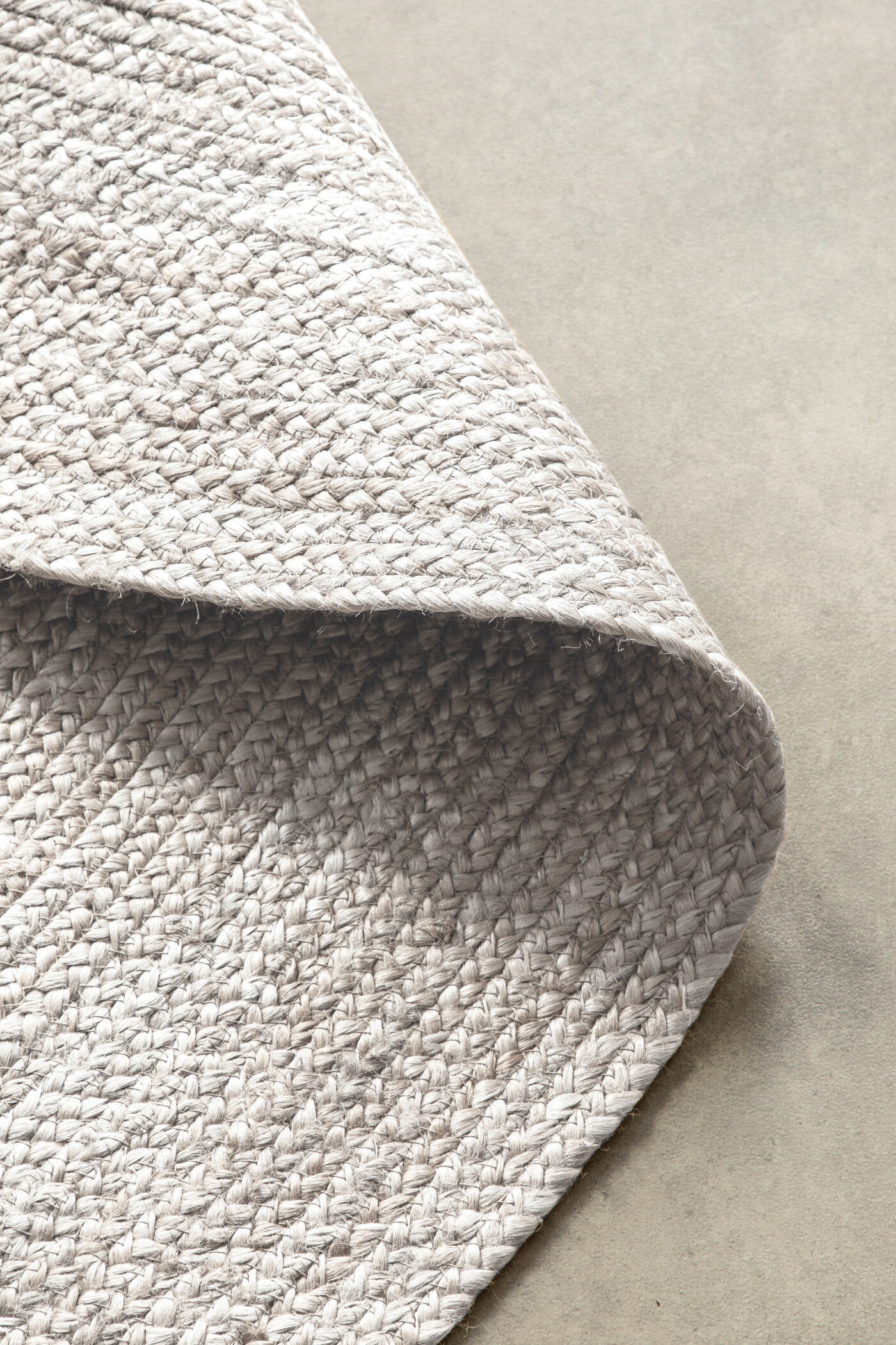 Kusový koberec Jute Braided 106321 White kruh Kruh Ø 100 cm 5