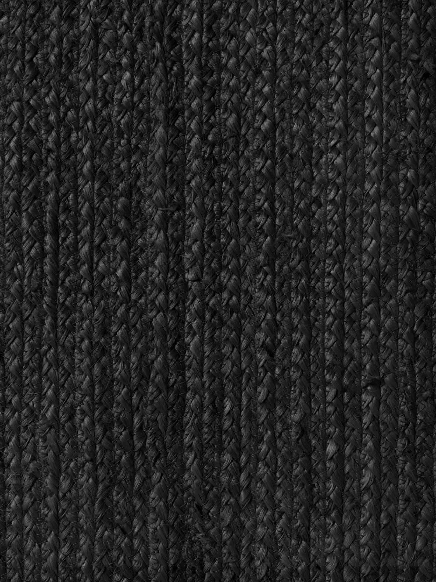 Kusový koberec Jute Braided 106322 Black ovál 2