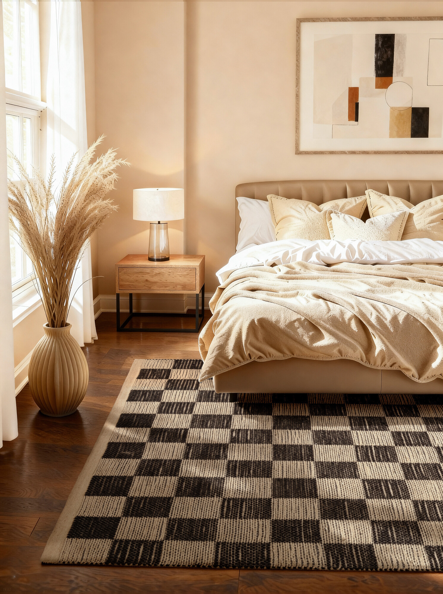 Kusový koberec Handloom 106333 Rex White Black 4