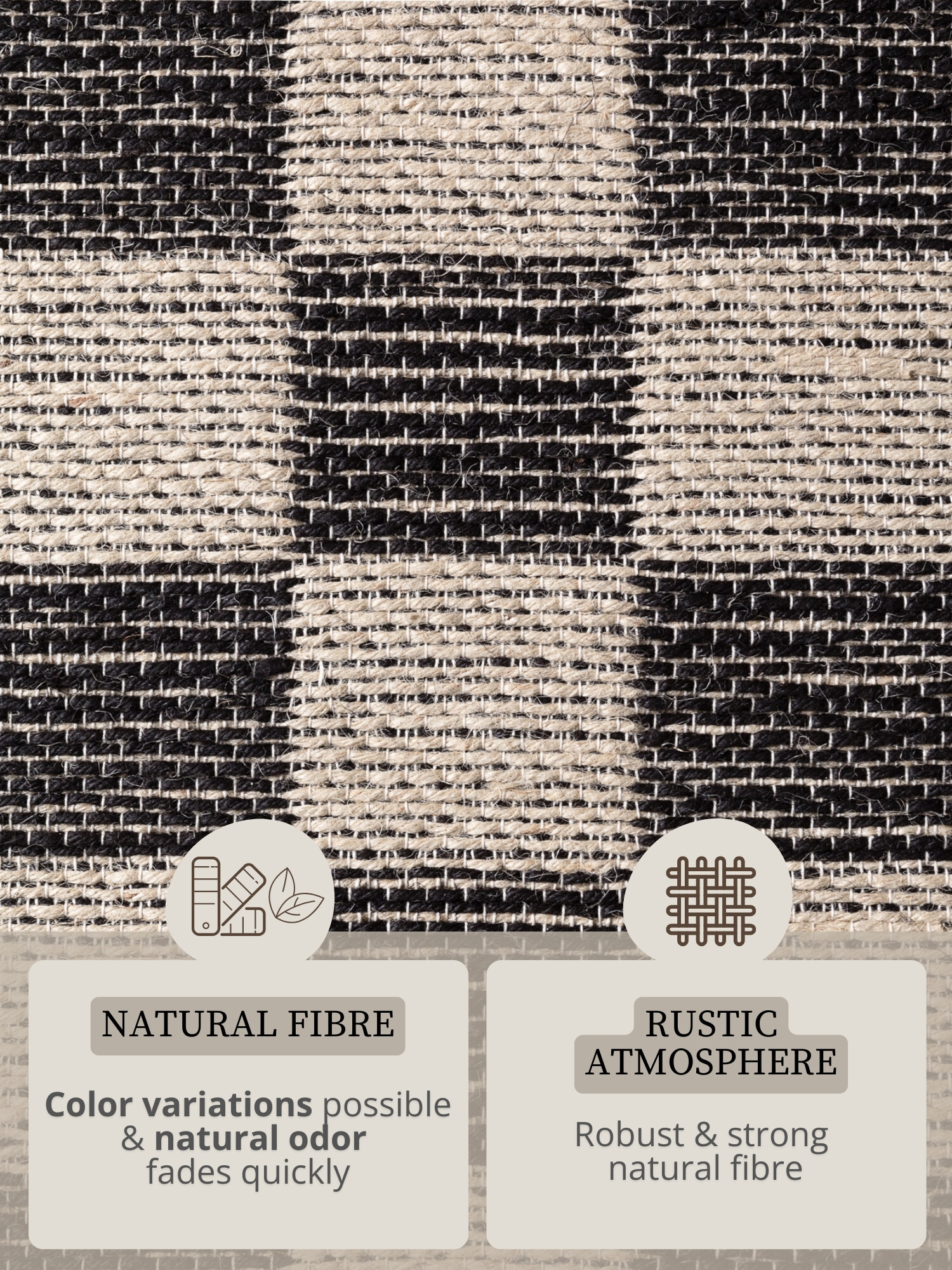 Kusový koberec Handloom 106333 Rex White Black 200x300 cm (obrázek 7)