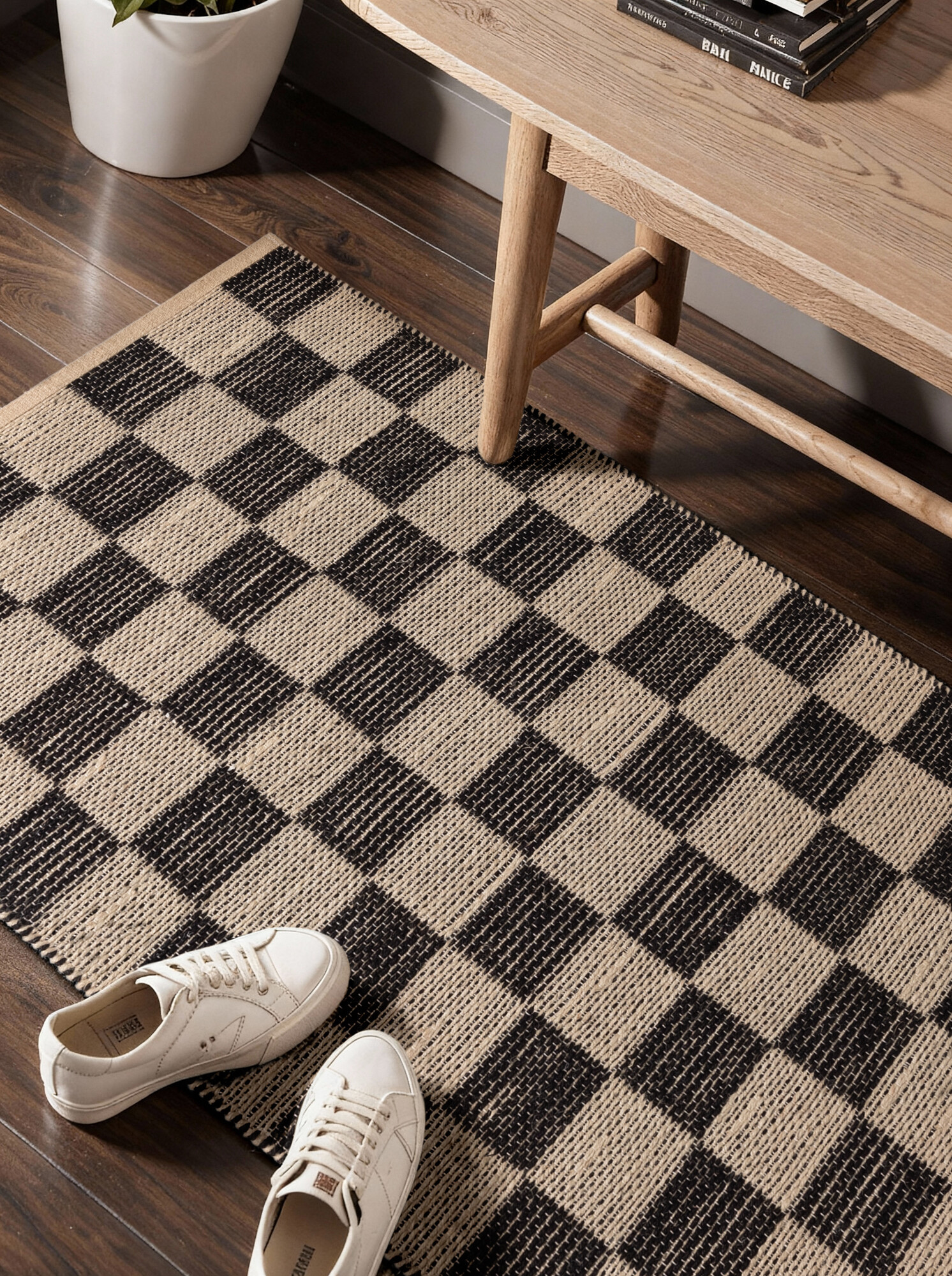 Běhoun Handloom 106333 Rex White Black 5