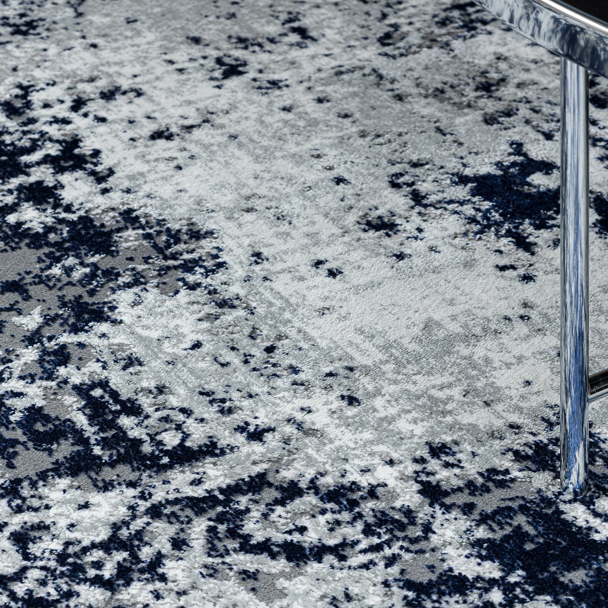 Kusový koberec Allure 1959 white/blue 80x150 cm (obrázek 8)