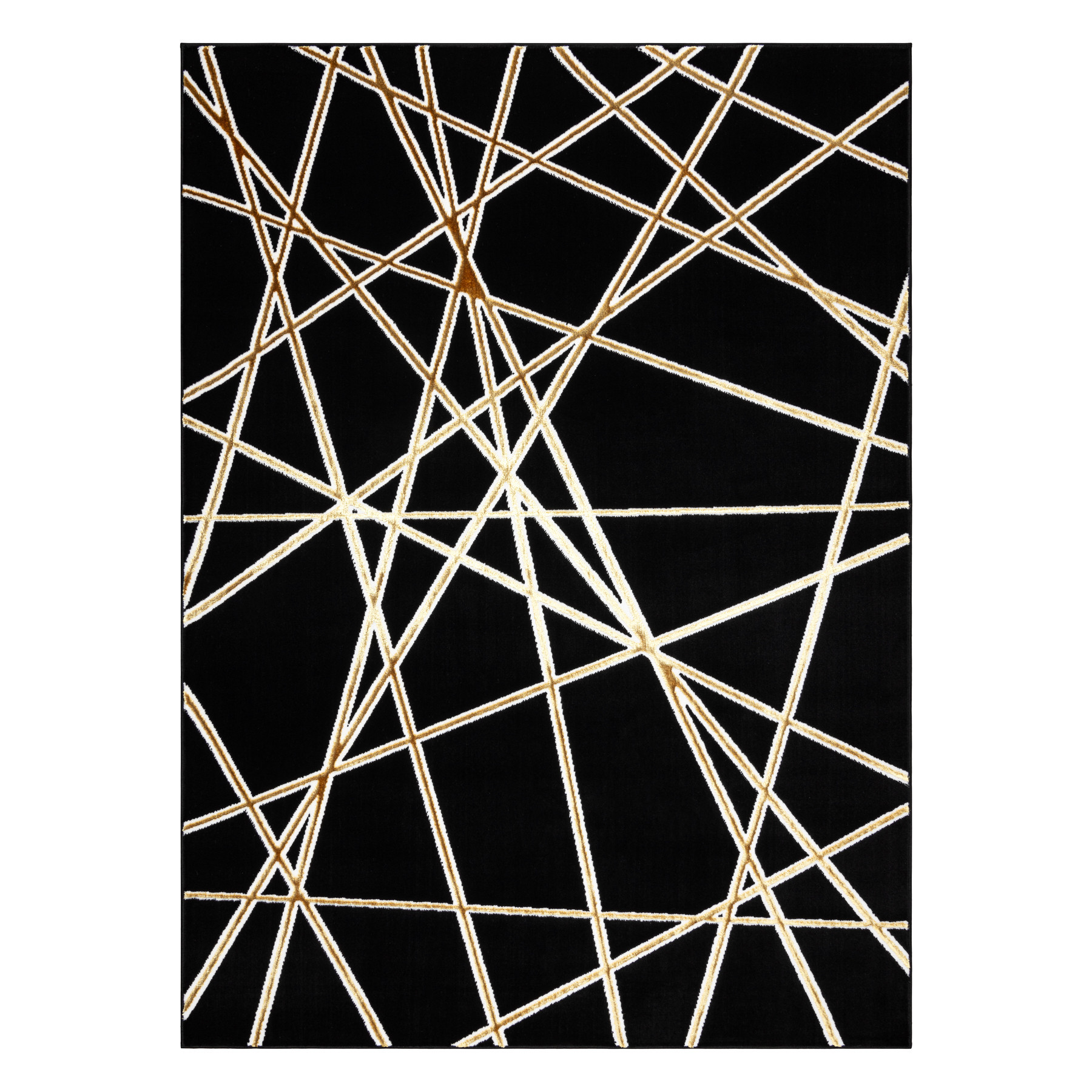 Kusový koberec Allure 1964 black/gold 140x190 cm