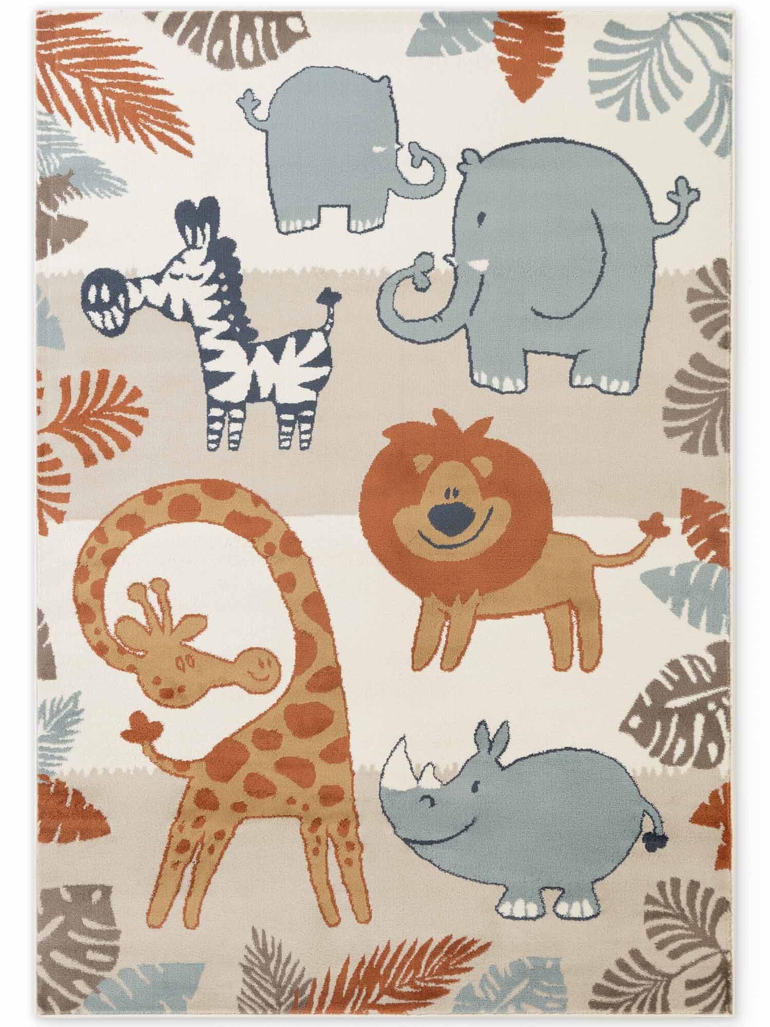 Dětský koberec Adventures 106409 Cream Multicolor 120x170 cm