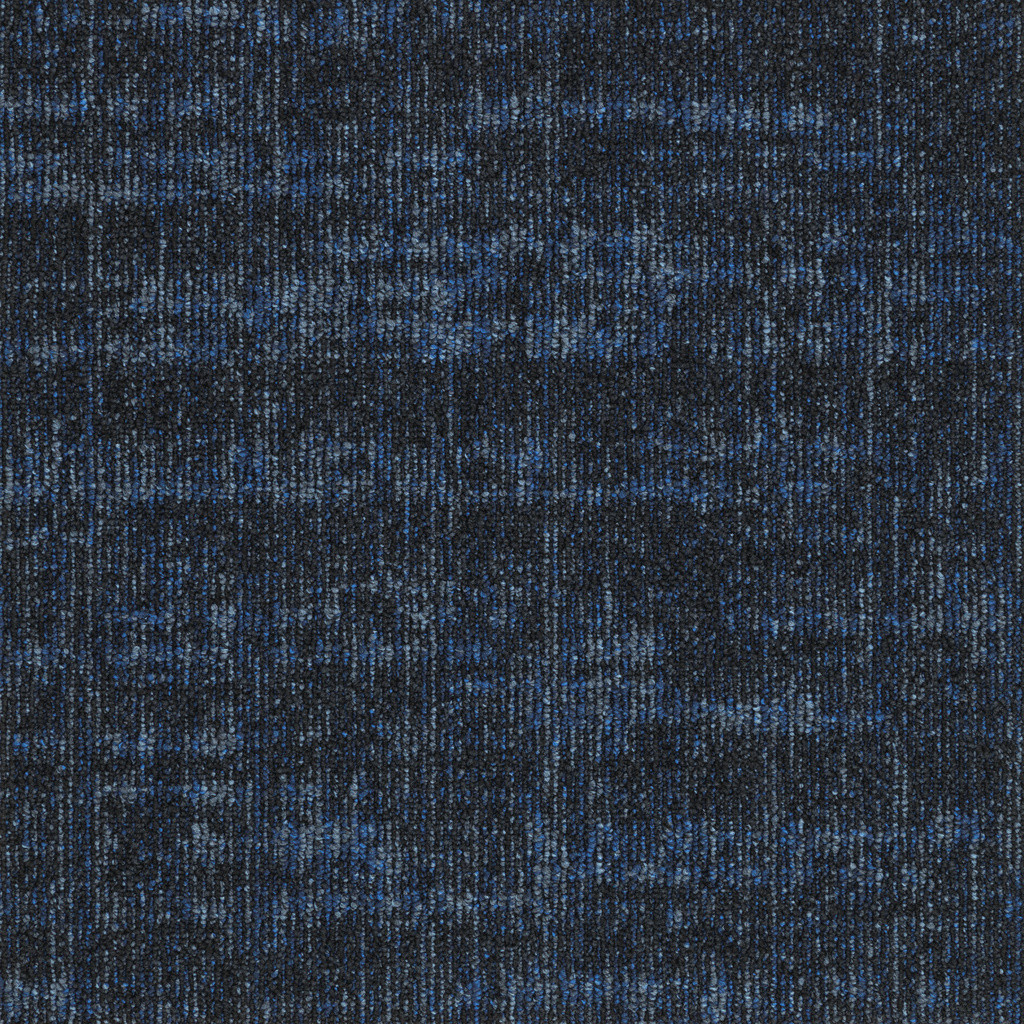 Kobercový čtverec MATRIX O 700 Bitumen černo-modrý 50x50 cm 50x50 cm
