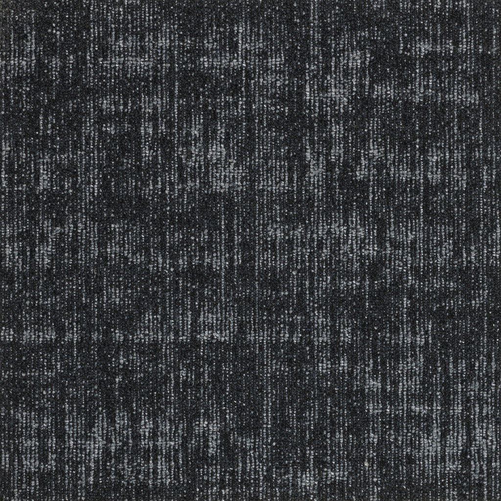 Kobercový čtverec MATRIX O 800 Bitumen černo-šedý 50x50 cm 50x50 cm