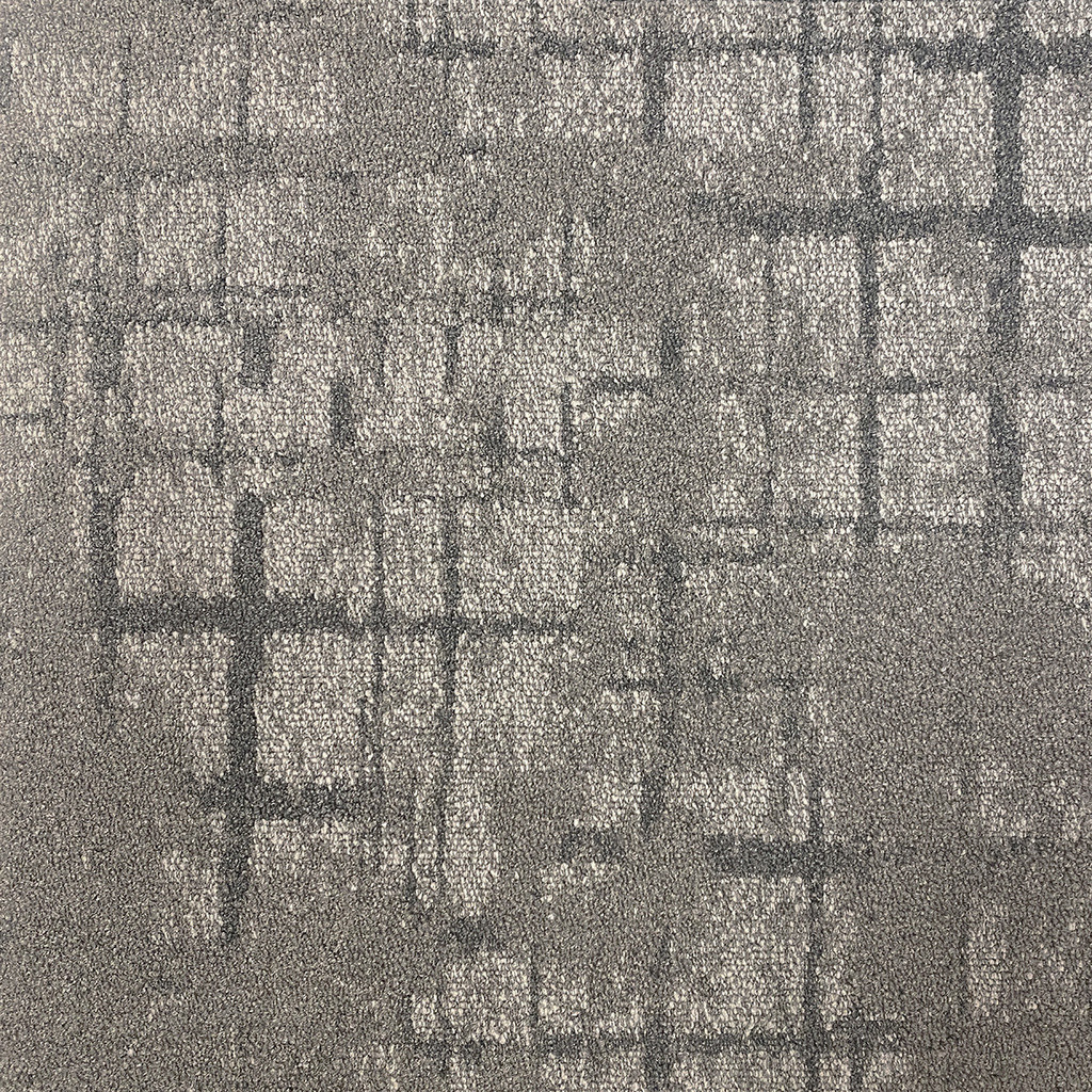 Kobercový čtverec MACRO 96 Bitumen šedý 50x50 cm 50x50 cm