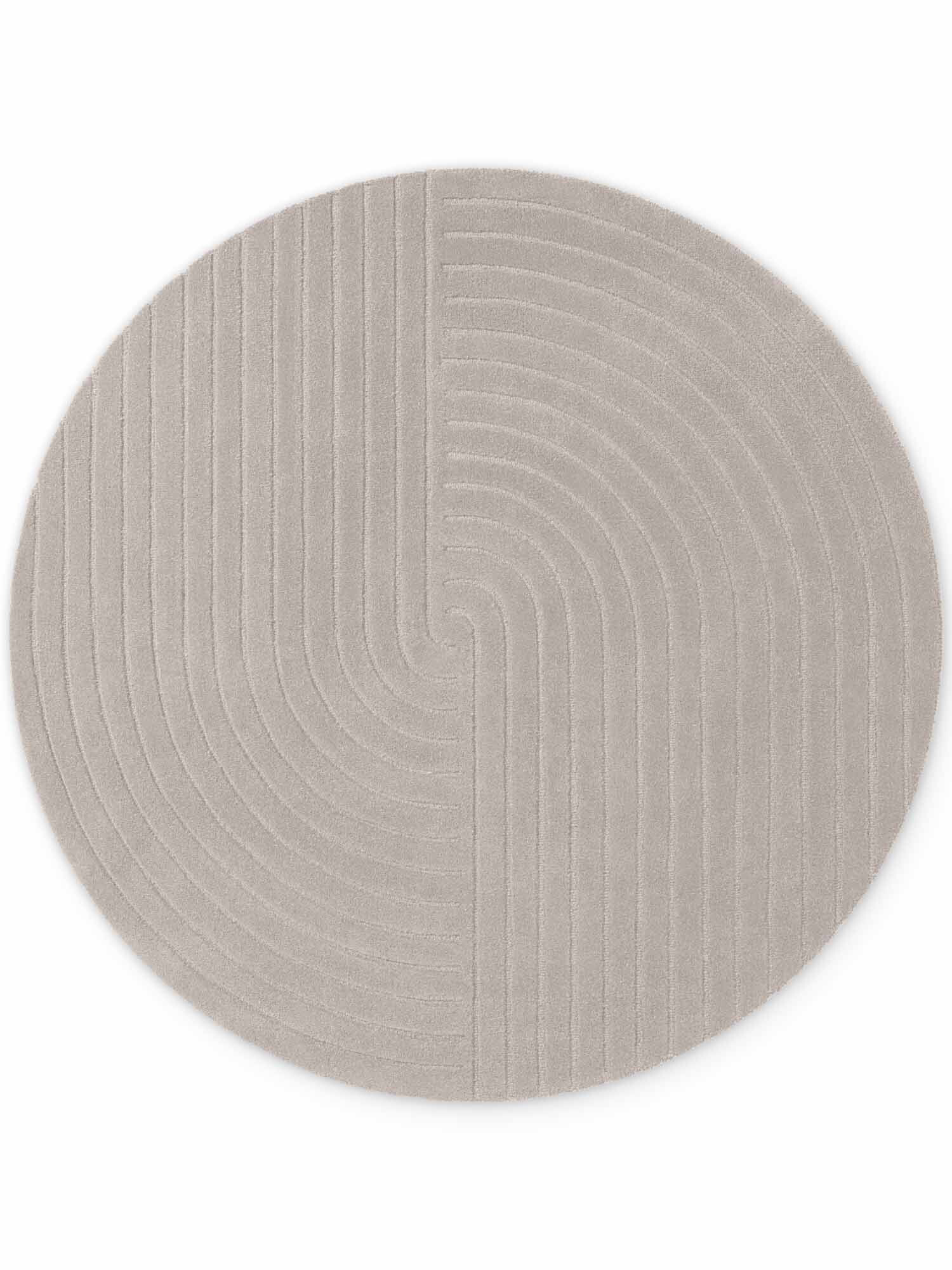 Kusový koberec Vikosa Arcura 106270 Light Grey kruh Kruh Ø 200 cm