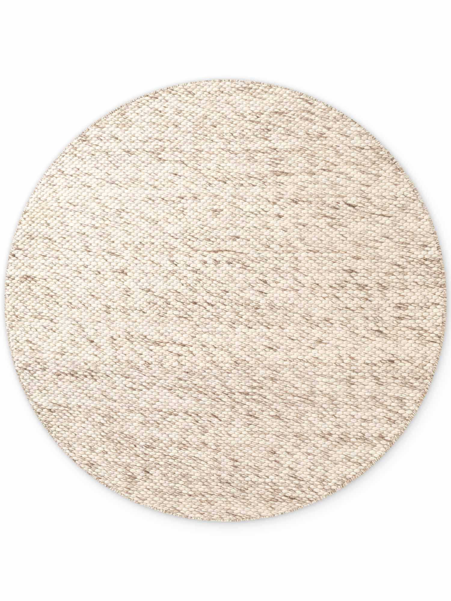 Kusový koberec Lyon Beans 106316 Natural Cream Brown kruh z kolekce Elle Kruh Ø 200 cm