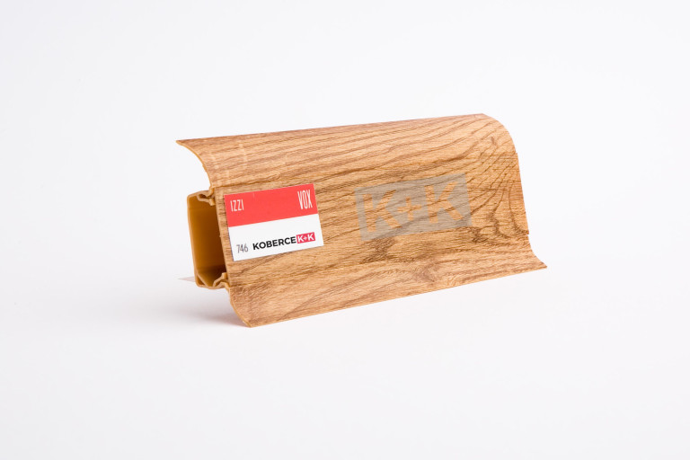 Obvodová soklová lišta plastová (pro PVC a vinyl) řecký ořech 746 - 250cm