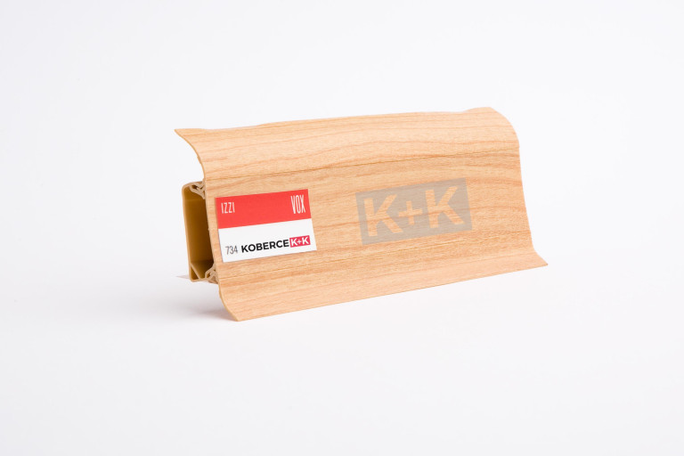 Obvodová soklová lišta plastová (pro PVC a vinyl) hikor pasadena 734 - 250cm