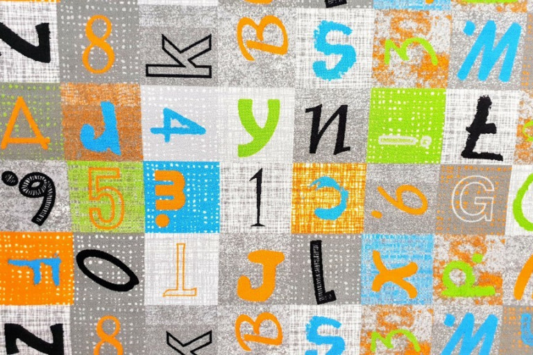 Metrážový koberec Alphabet 129