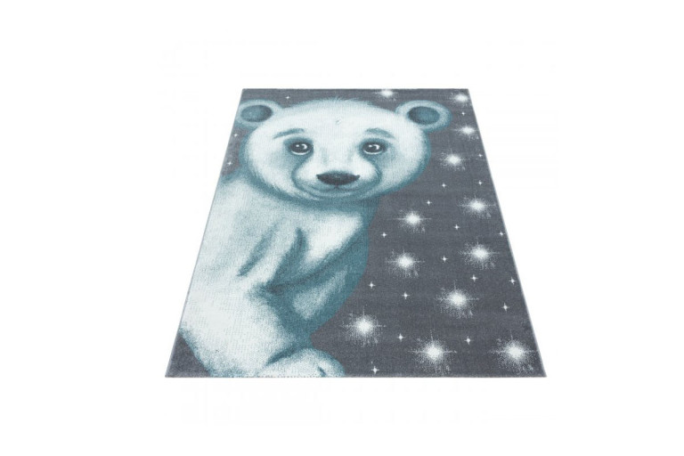 Kusový koberec Bambi 810 blue - modrý medvídek
