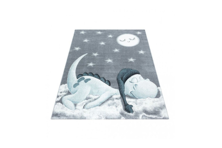 Kusový koberec Bambi 840 blue - spící dinosaur
