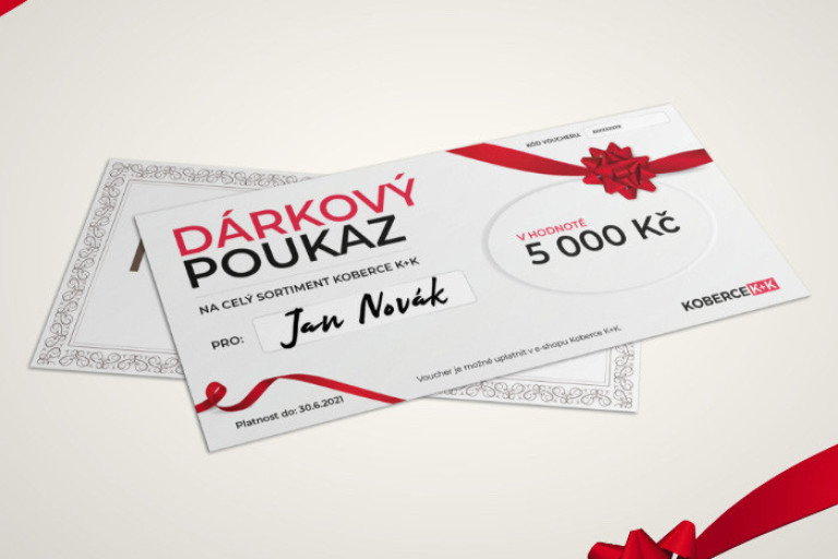 Dárkový poukaz 5000 Kč