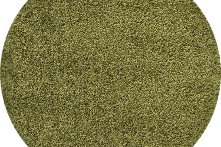 Kusový koberec Dream Shaggy 4000 Green kruh