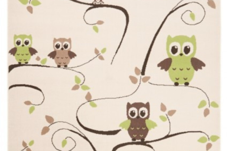Kusový koberec Bambini 102785 Beige Grün 140x200 cm