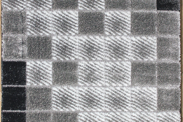 Kusový koberec Seher 3D 2615 Black Grey