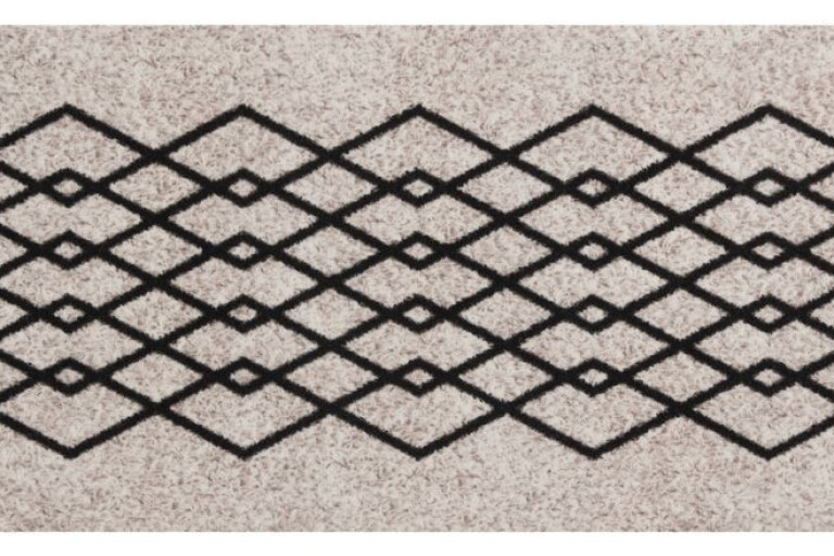 Běhoun Modern Wave 60x180 Cook & Clean 103364 creme black
