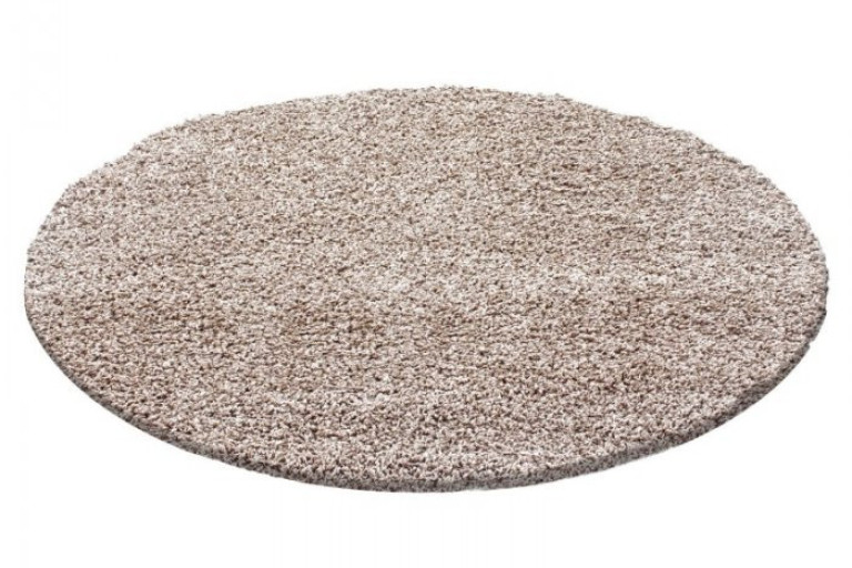 Kusový koberec Dream Shaggy 4000 beige kruh
