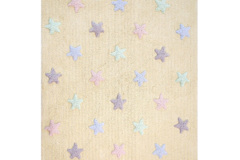 Ručně tkaný kusový koberec Tricolor Stars Vanilla
