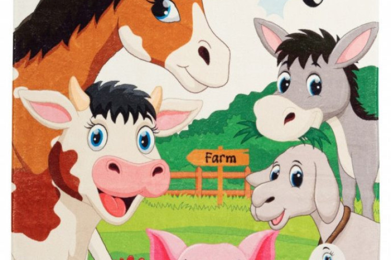 Dětský kusový koberec Juno 472 Farm