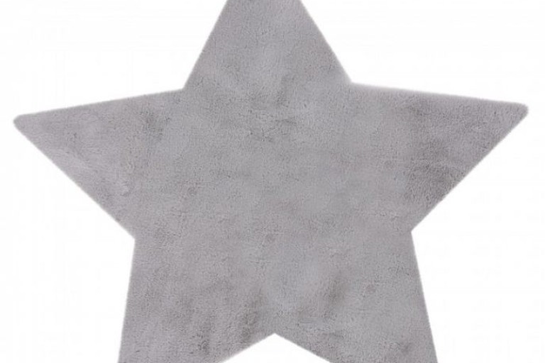 Kusový koberec Luna 858 silver - hvězdička