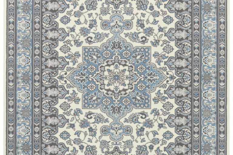 Kusový koberec Mirkan 104442 Cream/Skyblue