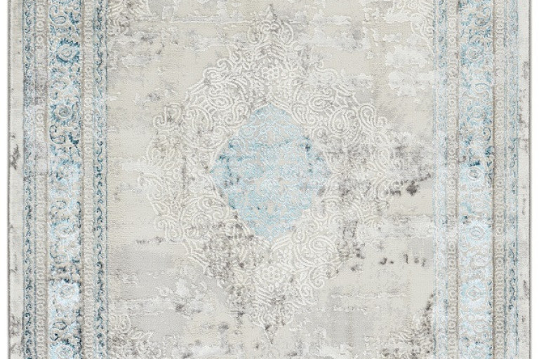 Kusový koberec Opulence 104710 Silver-turquoise