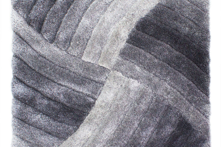 Kusový koberec Verge Furrow Grey