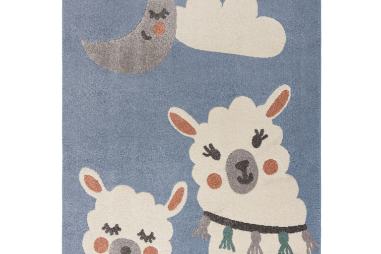 Dětský kusový koberec Cadiz Kids Llama Multi