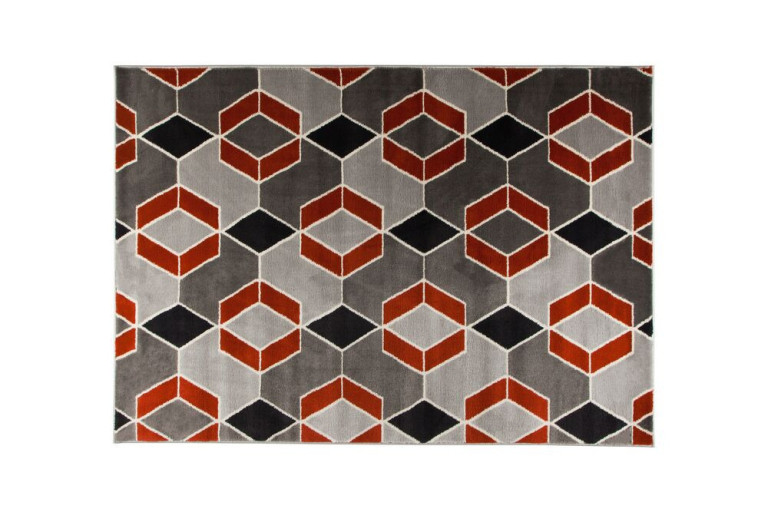 Kusový koberec Cocktail Maitai Grey/Terracotta