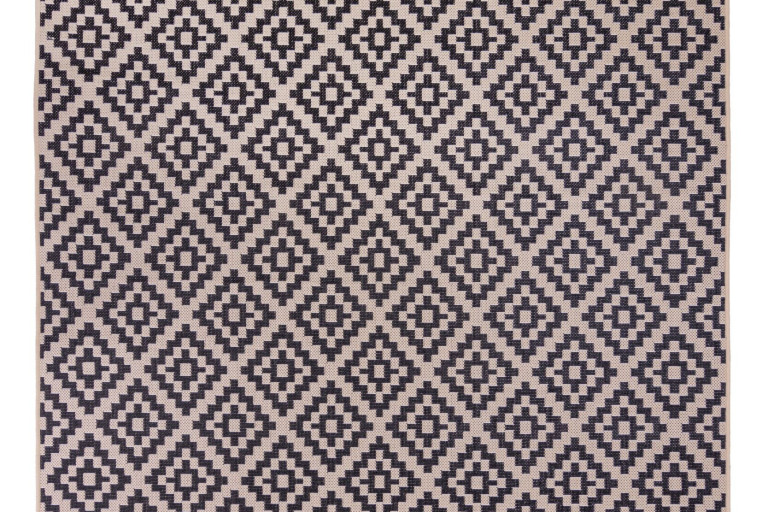 Kusový koberec Florence Alfresco Moretti Black/Beige