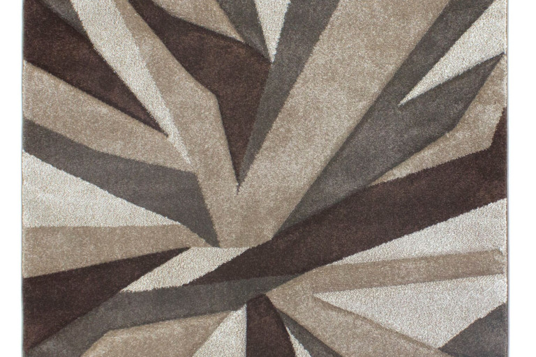 Kusový koberec Hand Carved Shatter Beige/Brown