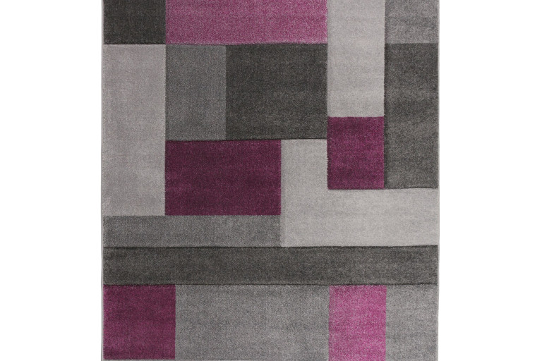 Kusový koberec Hand Carved Cosmos Purple/Grey