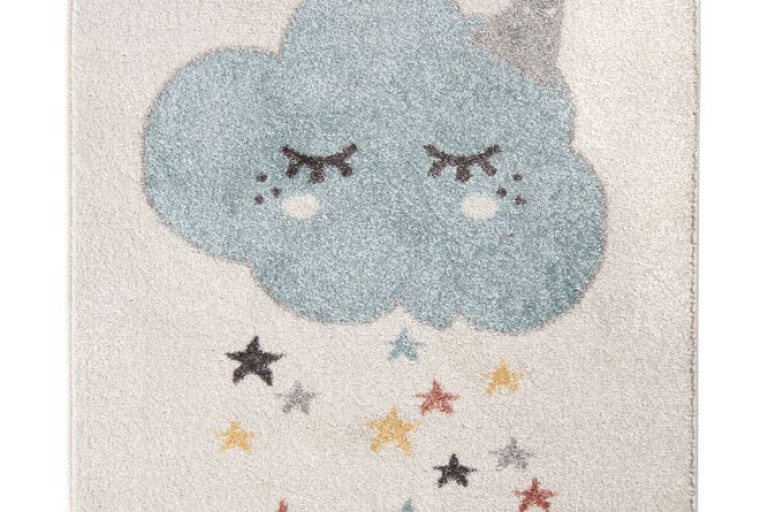 Dětský kusový koberec Bambino Unicloud Cream/Multi